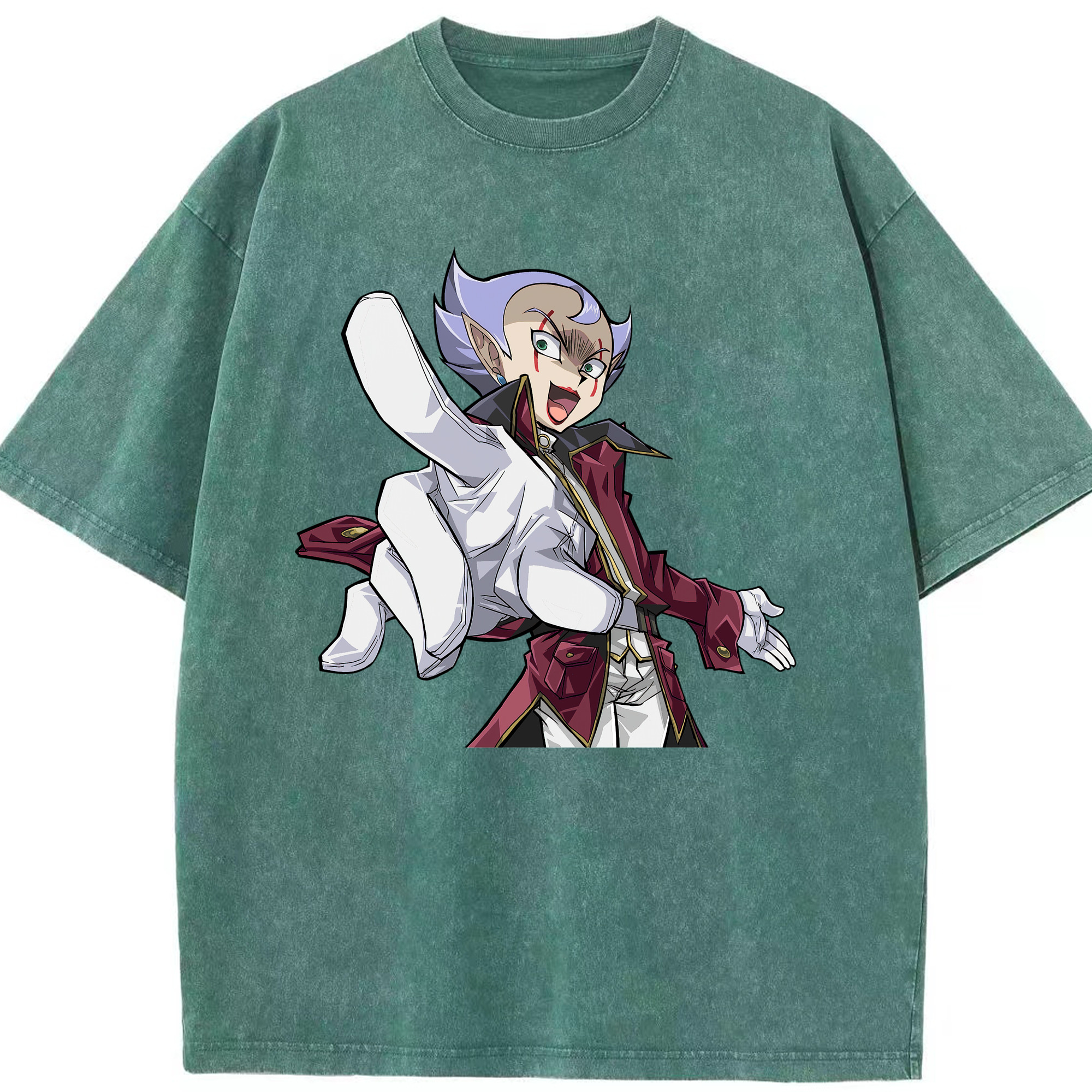 （画像用） 遊☆戯☆王 Yu-Gi-Oh! 綿100% ヴィンテージ風 半袖Tシャツ（フロントプリント）